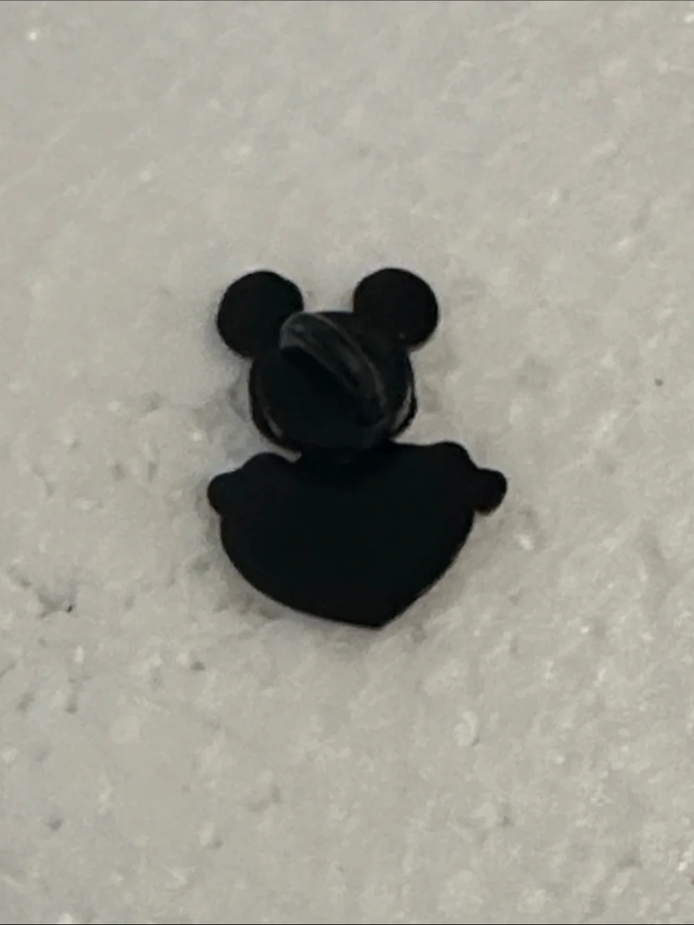 Disney Black, White & Red Mickey Mouse Heart Pin